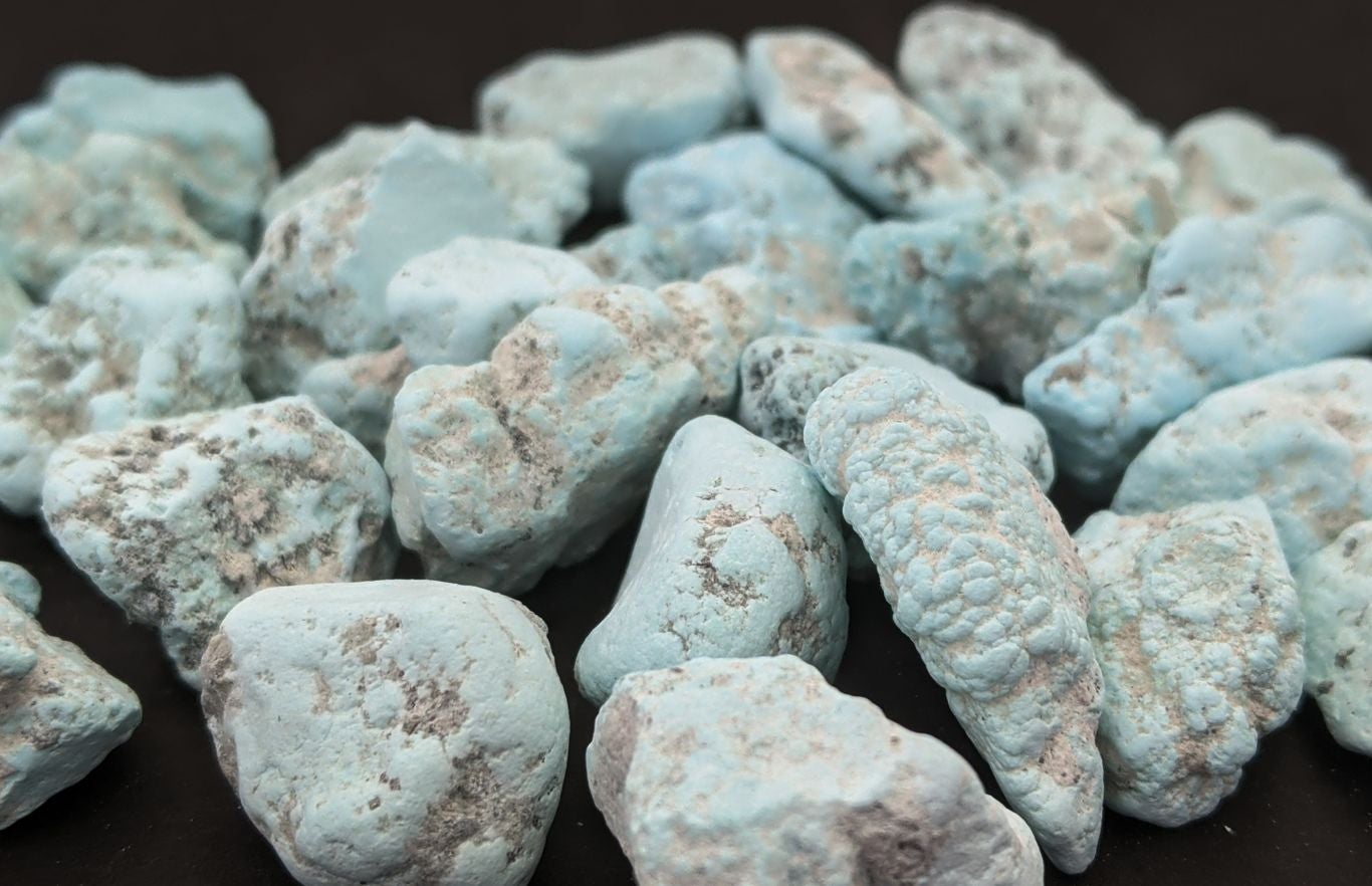 Campitos Turquoise, Rough Chunk | Burnie's Rock Shop, Inc.