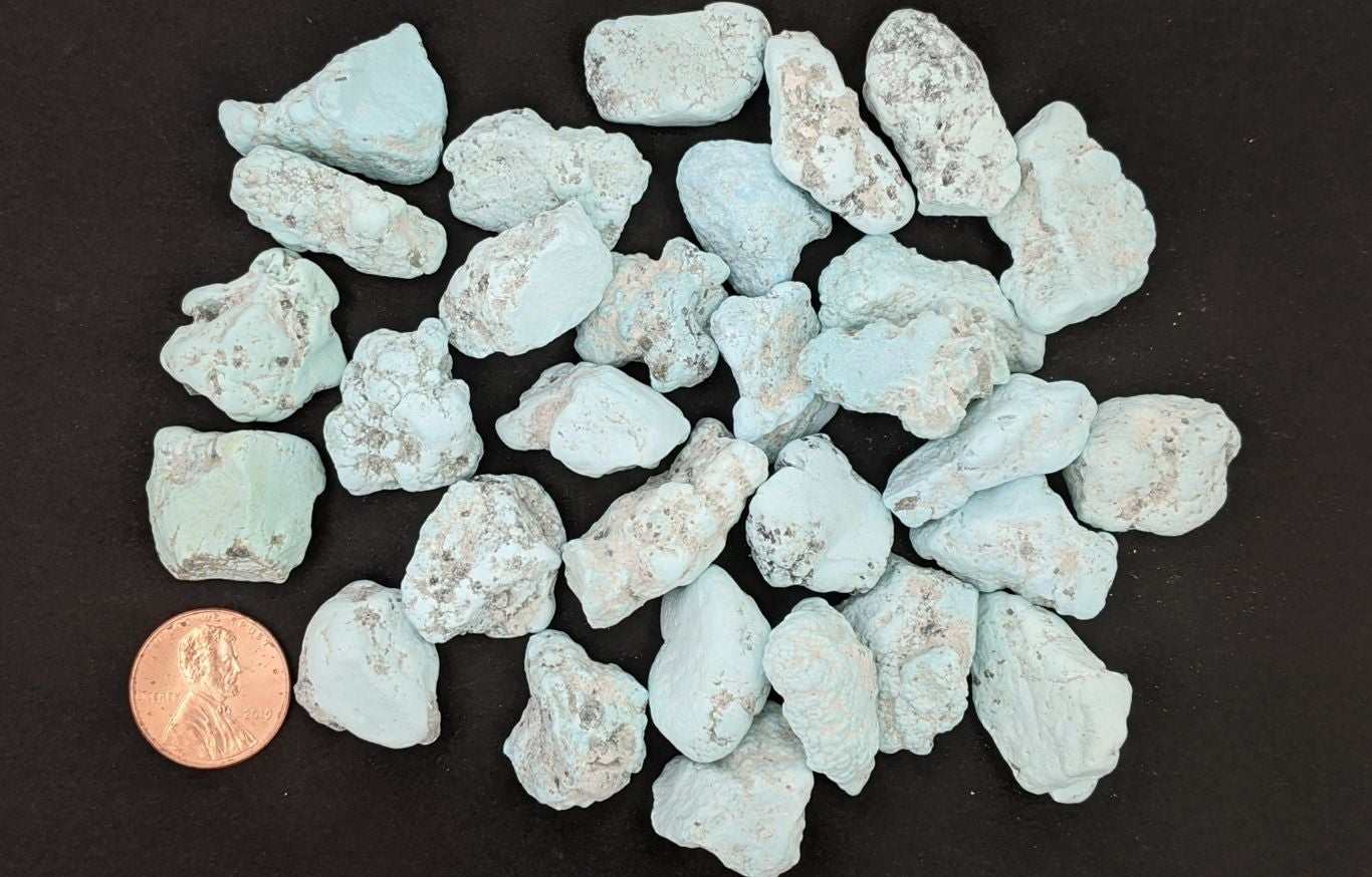 Campitos Turquoise, Rough Chunk | Burnie's Rock Shop, Inc.