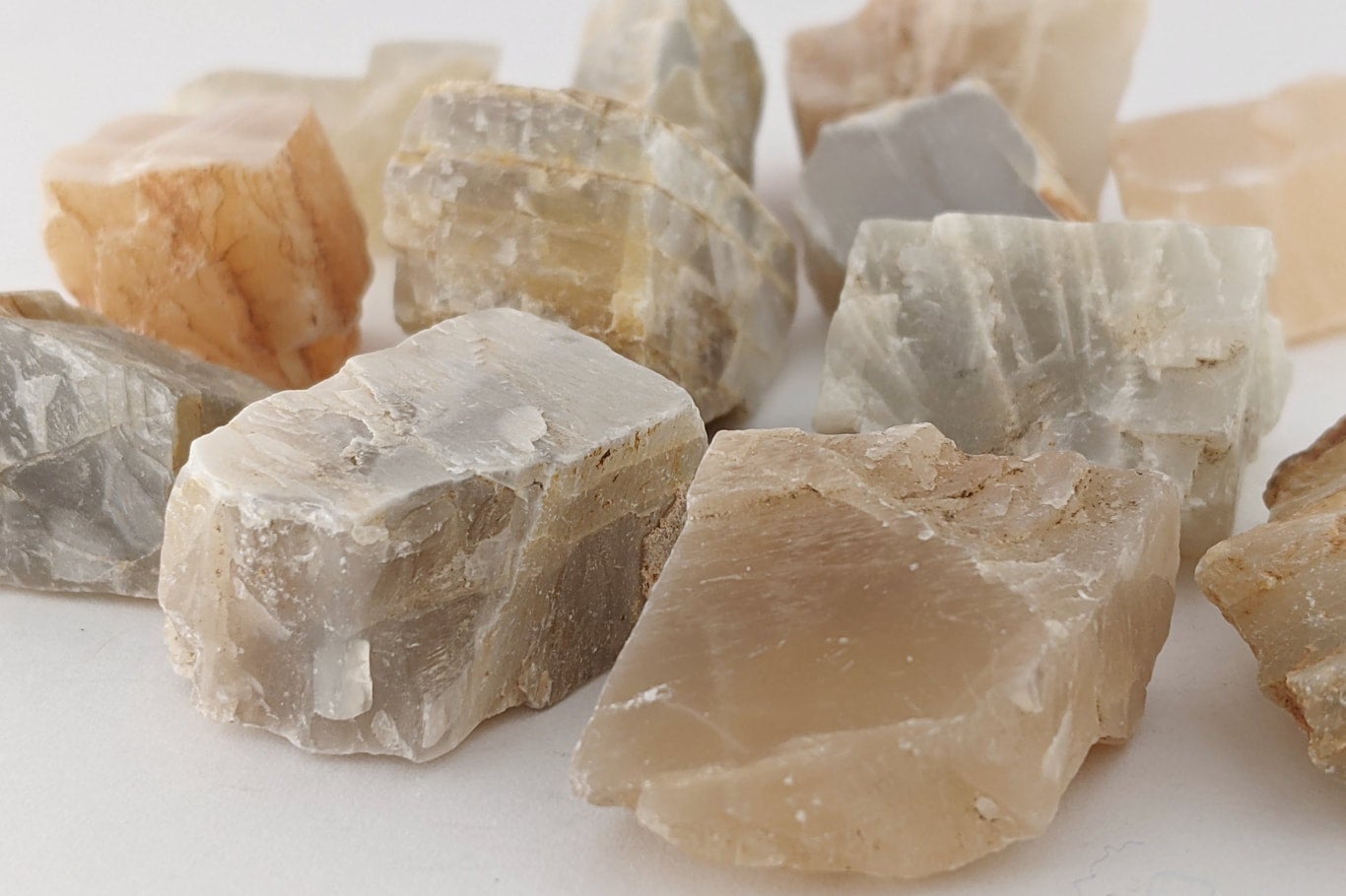 Moonstone Rough Chunk Burnie s Rock Shop Inc