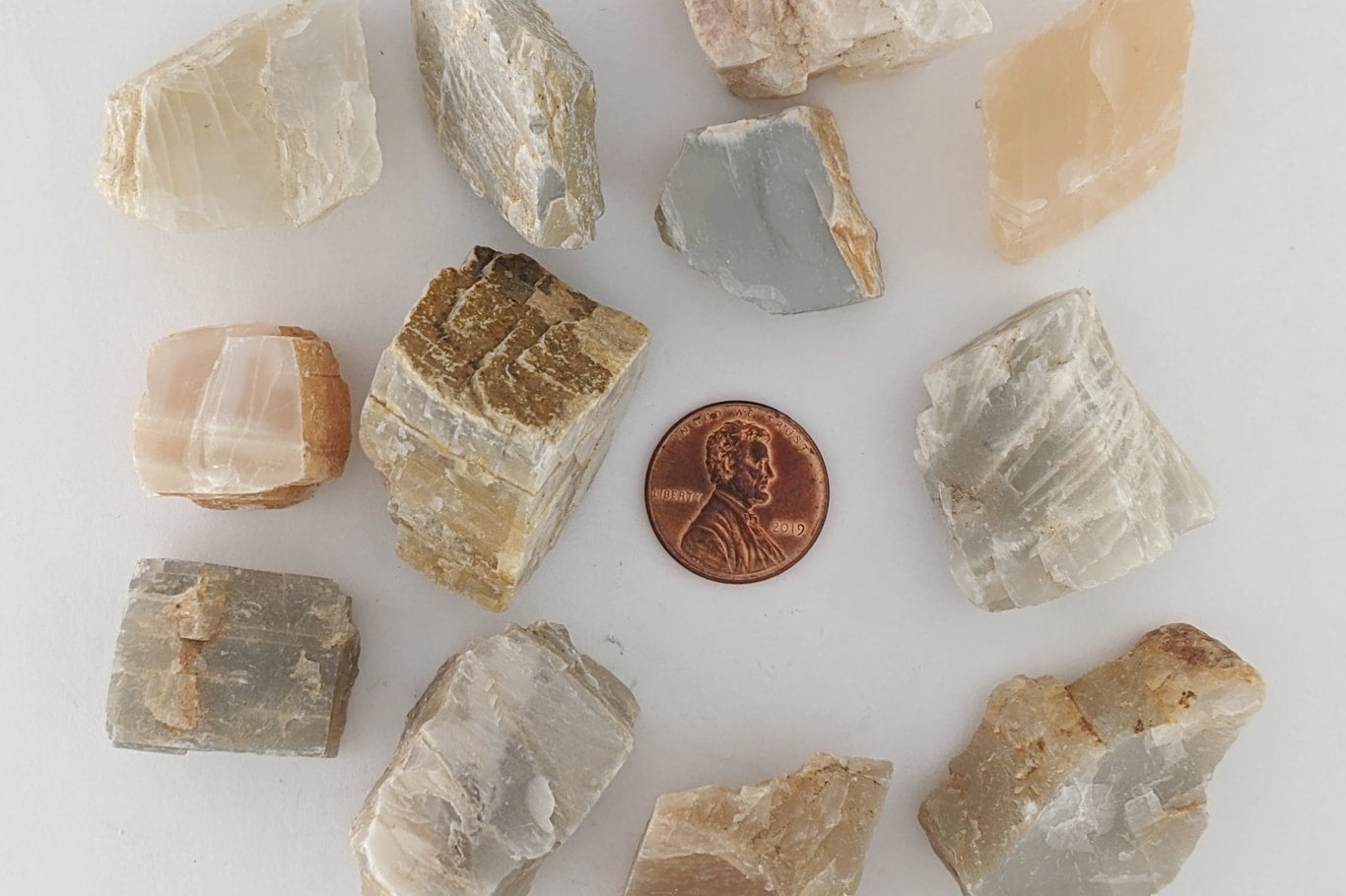 Moonstone Rough Chunk Burnie s Rock Shop Inc