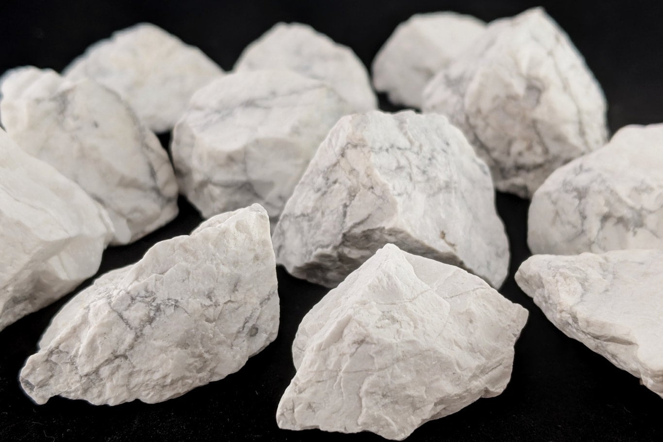 Howlite, Rough Chunk | Burnie's Rock Shop, Inc.